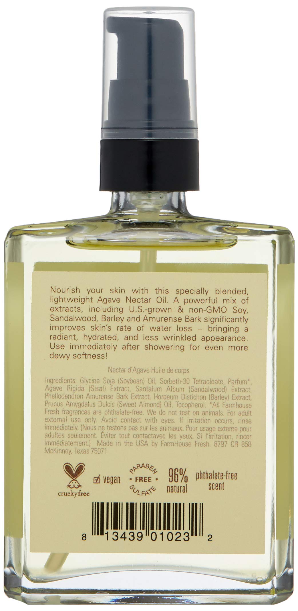 Foto 2 | Aceite Corporal Farmhouse Fresh Agave Nectar Ageless 120 Ml - Venta Internacional.