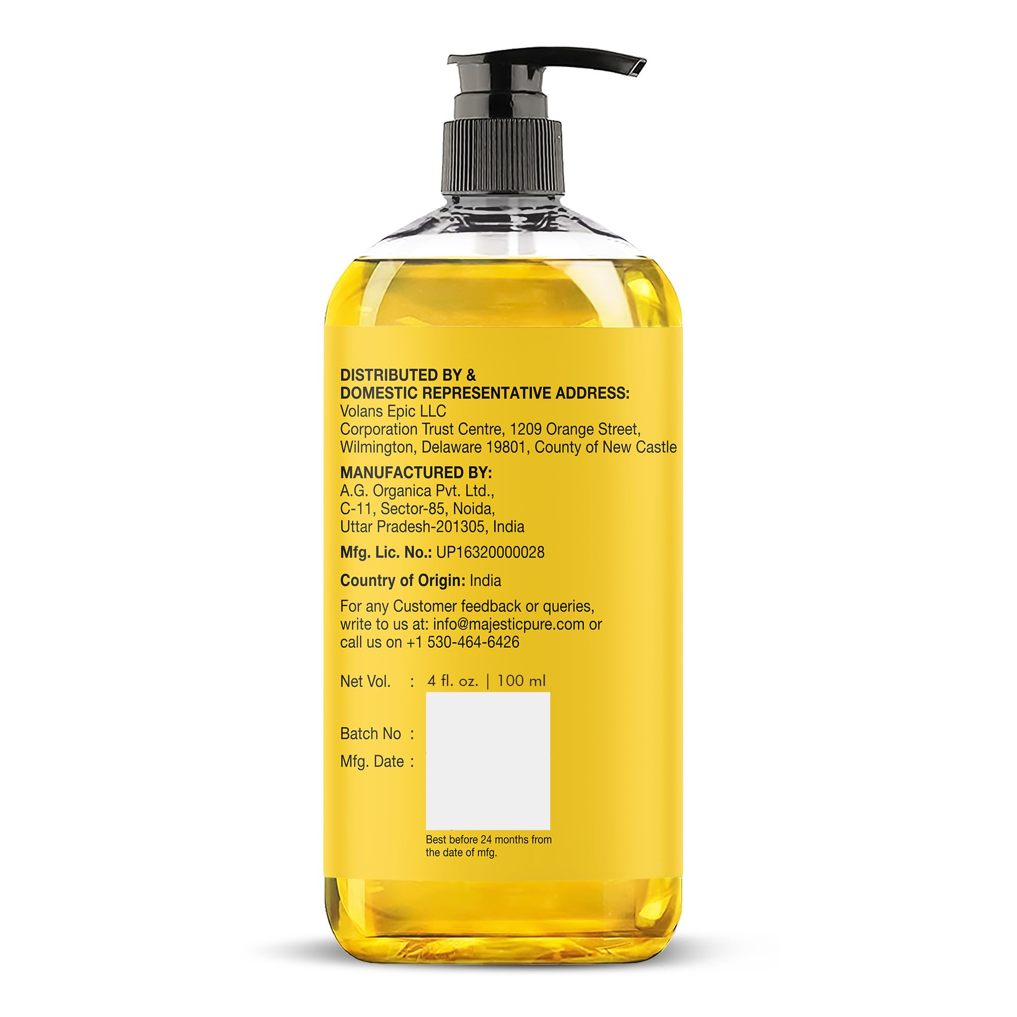 Foto 2 | Aceite De Vitamina E Majestic Pure 20.000 Ui Para Piel Y Cabello 120 Ml - Venta Internacional.