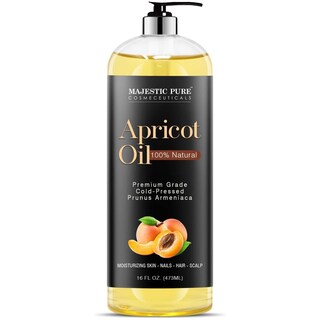 Foto 1 | Aceite De Albaricoque Majestic Pure, 100% Puro, Natural, Prensado En Frío, 480 Ml - Venta Internacional.