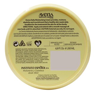Foto 3 | Crema Hidratante Avena Instituto Español Para Manos Y Cuerpo 200 Ml X2 - Venta Internacional.