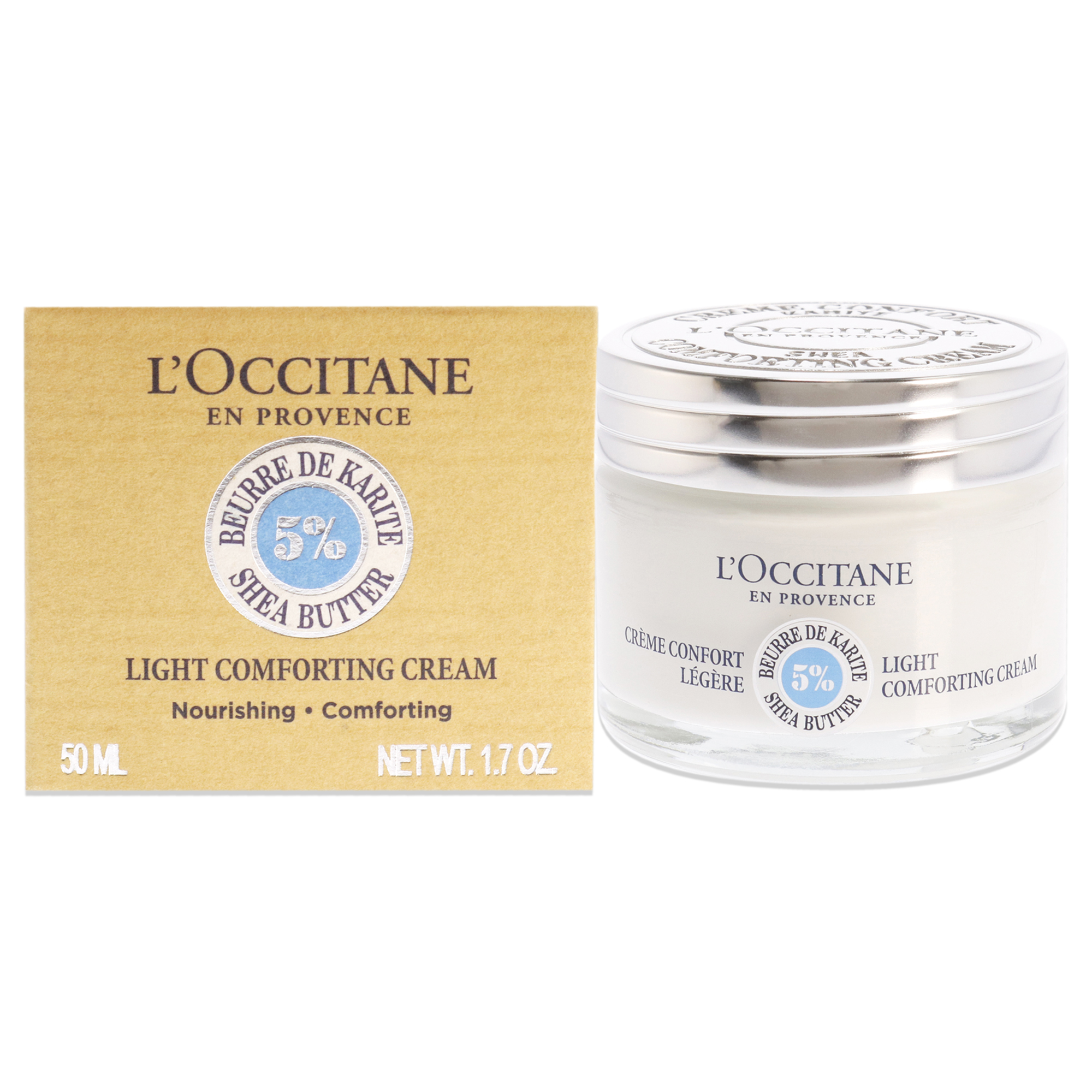 Foto 2 pulgar | Crema De Manteca De Karité Loccitane, Ligera Y Reconfortante, 50 Ml - Venta Internacional.