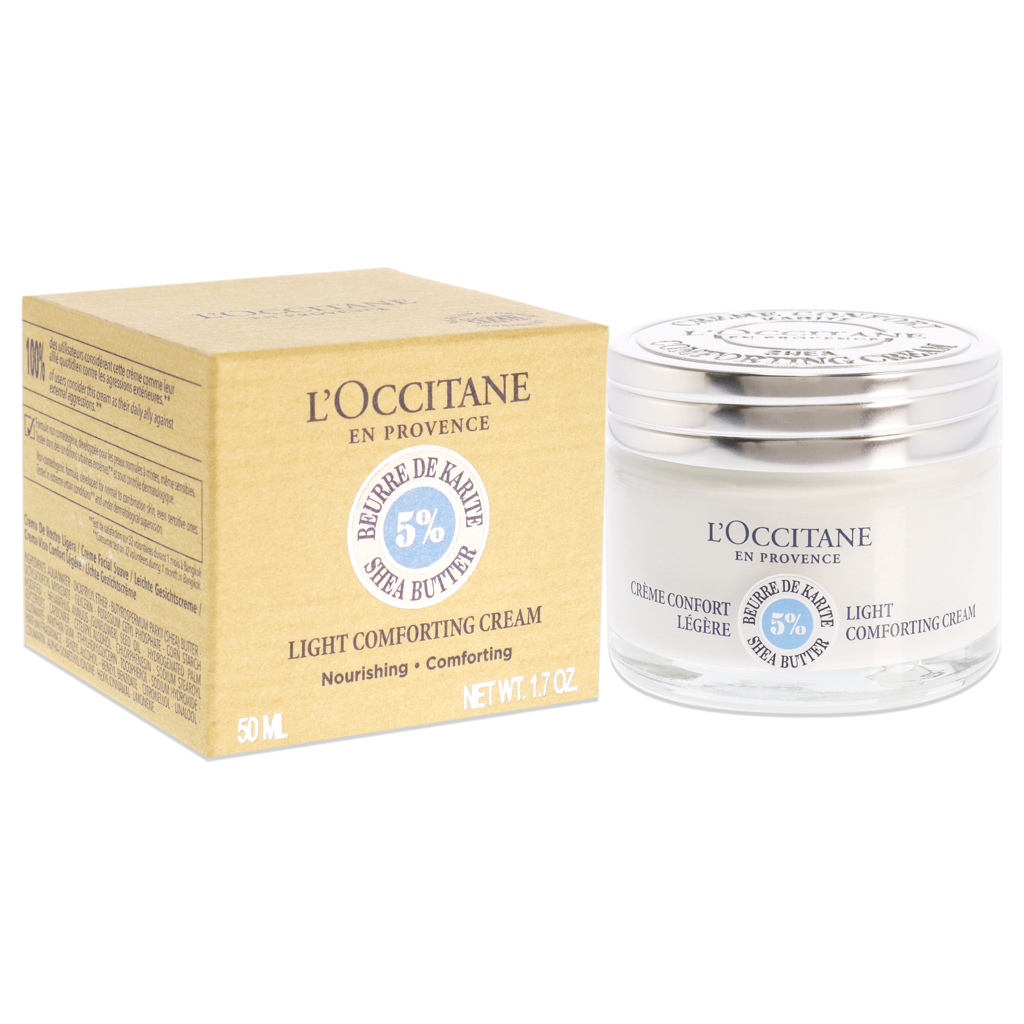 Foto 4 pulgar | Crema De Manteca De Karité Loccitane, Ligera Y Reconfortante, 50 Ml - Venta Internacional.