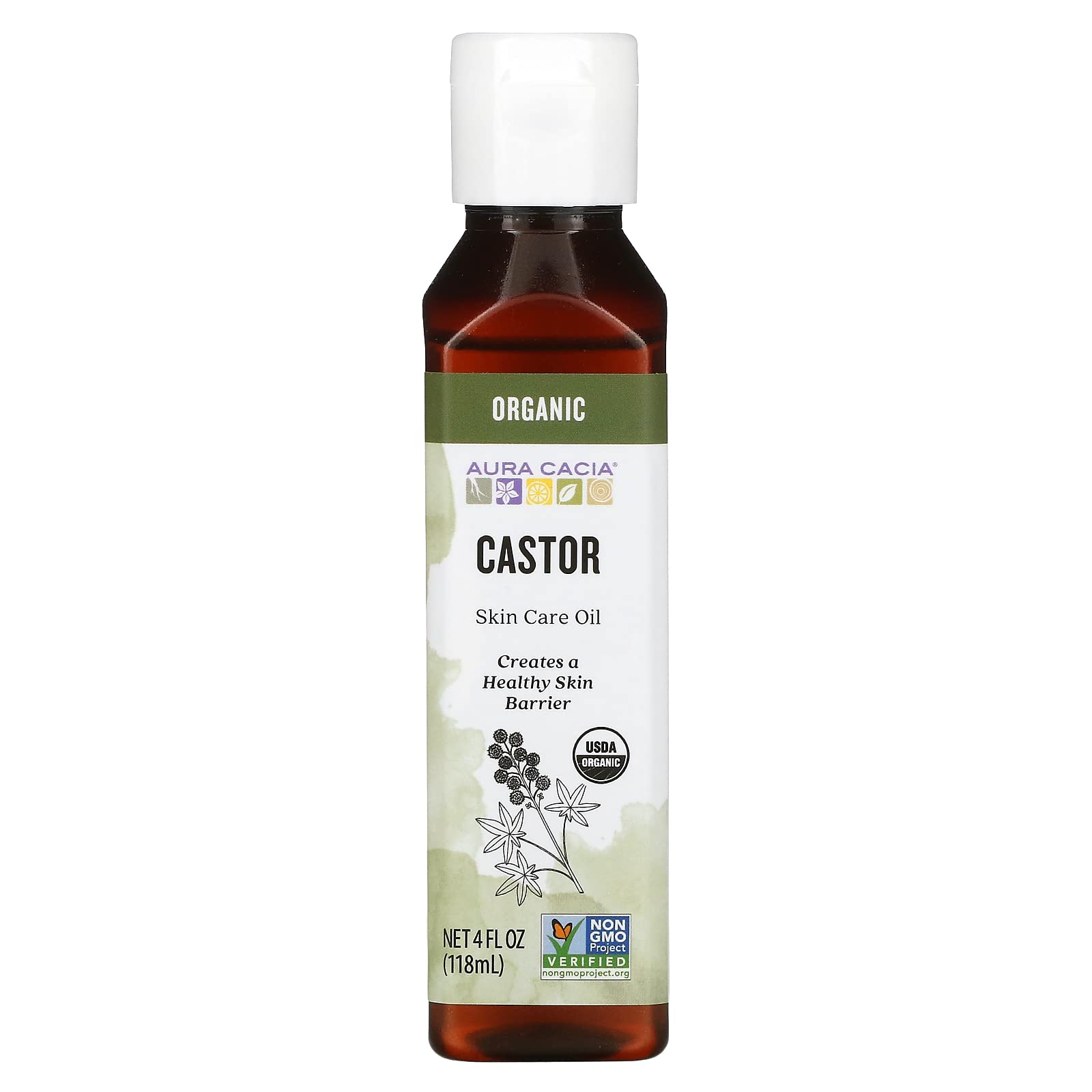 Foto 2 pulgar | Aceite Para El Cuidado De La Piel Aura Cacia Castor Organic 120 Ml - Venta Internacional.