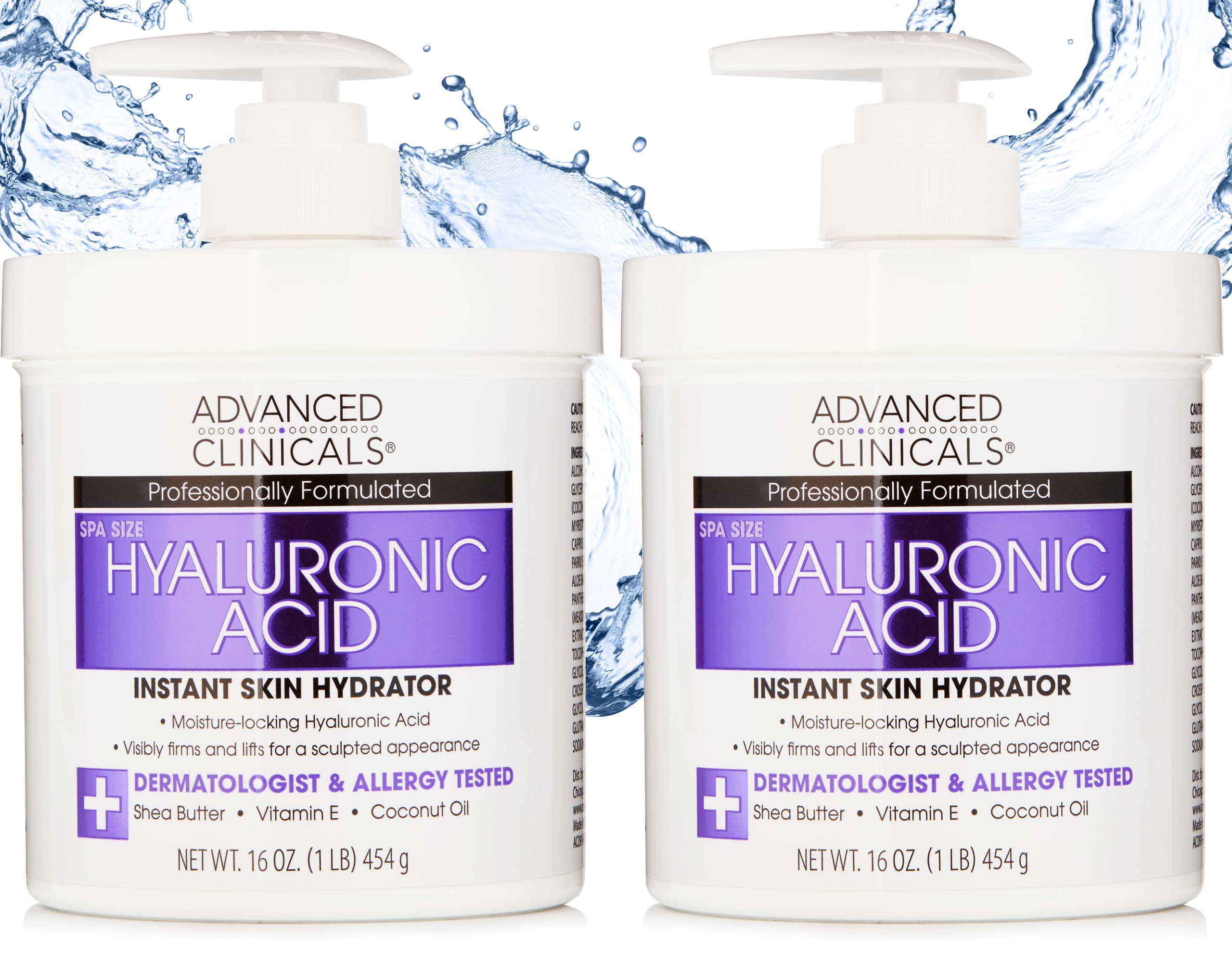 Loción Corporal E Hidratante Facial Advanced Clinicals Hyaluronic Acid - Venta Internacional. $1,607