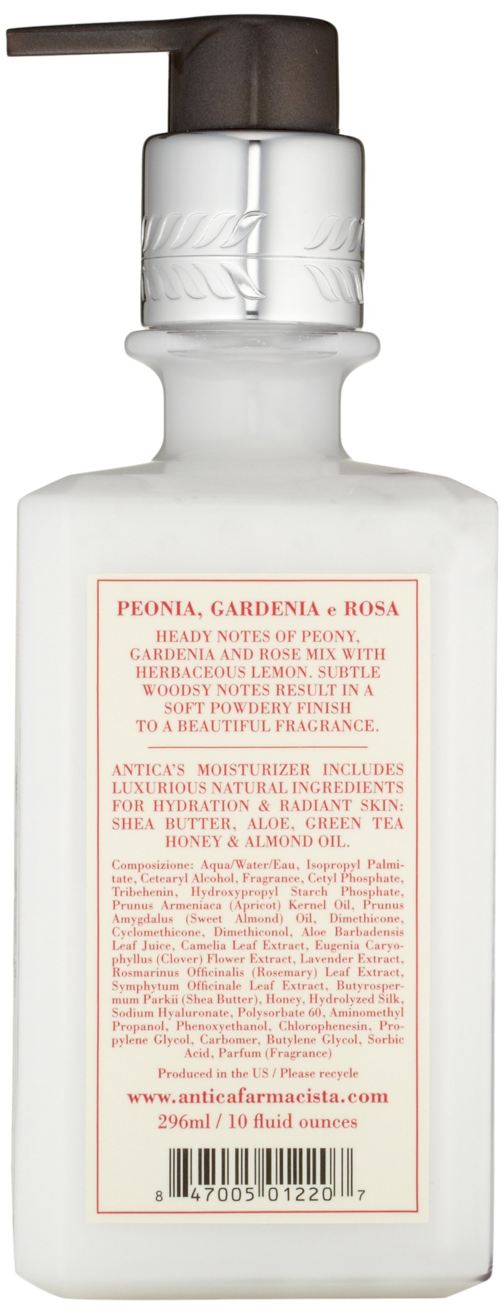 Foto 3 pulgar | Crema Hidratante Corporal Antica Farmacista Peonia, Gardenia Y Rosa 300ml - Venta Internacional.