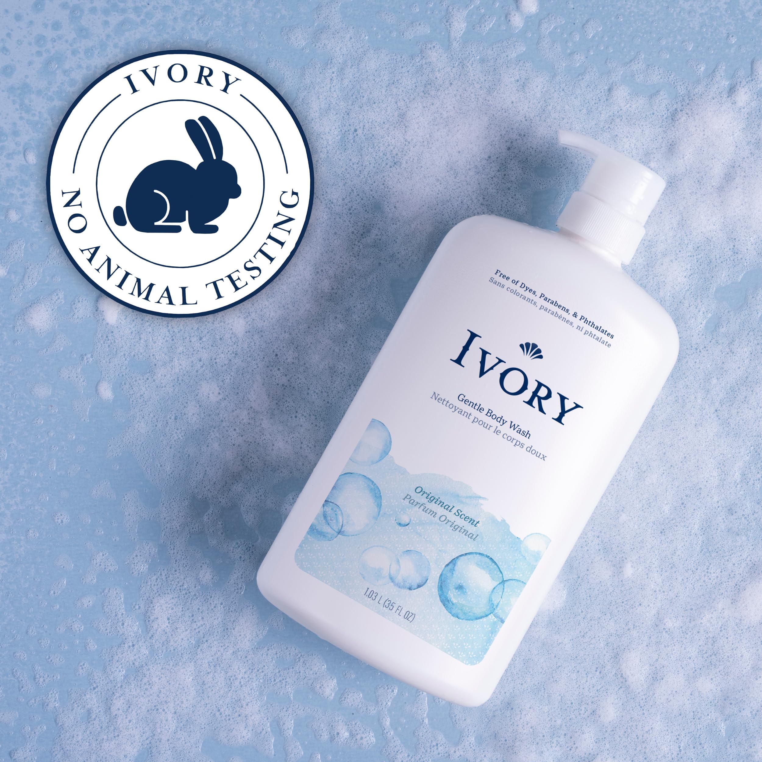 Foto 6 pulgar | Gel De Baño Ivory Gentle Original Scent, 1 Litro, Para Toda La Familia - Venta Internacional.