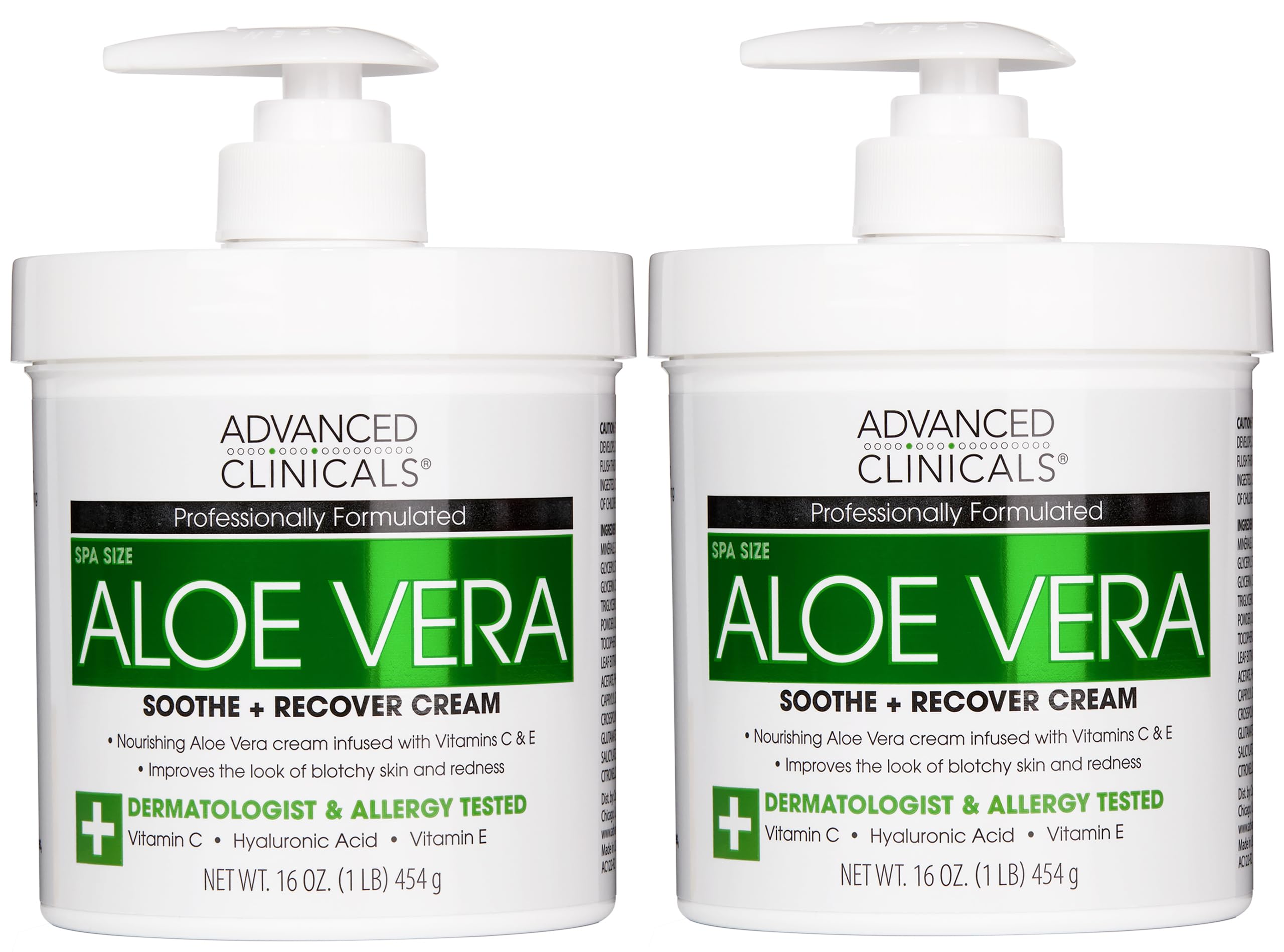 Foto 2 pulgar | Loción Corporal Advanced Clinicals Con Aloe Vera, 480 Ml, Sun Burn - Venta Internacional.