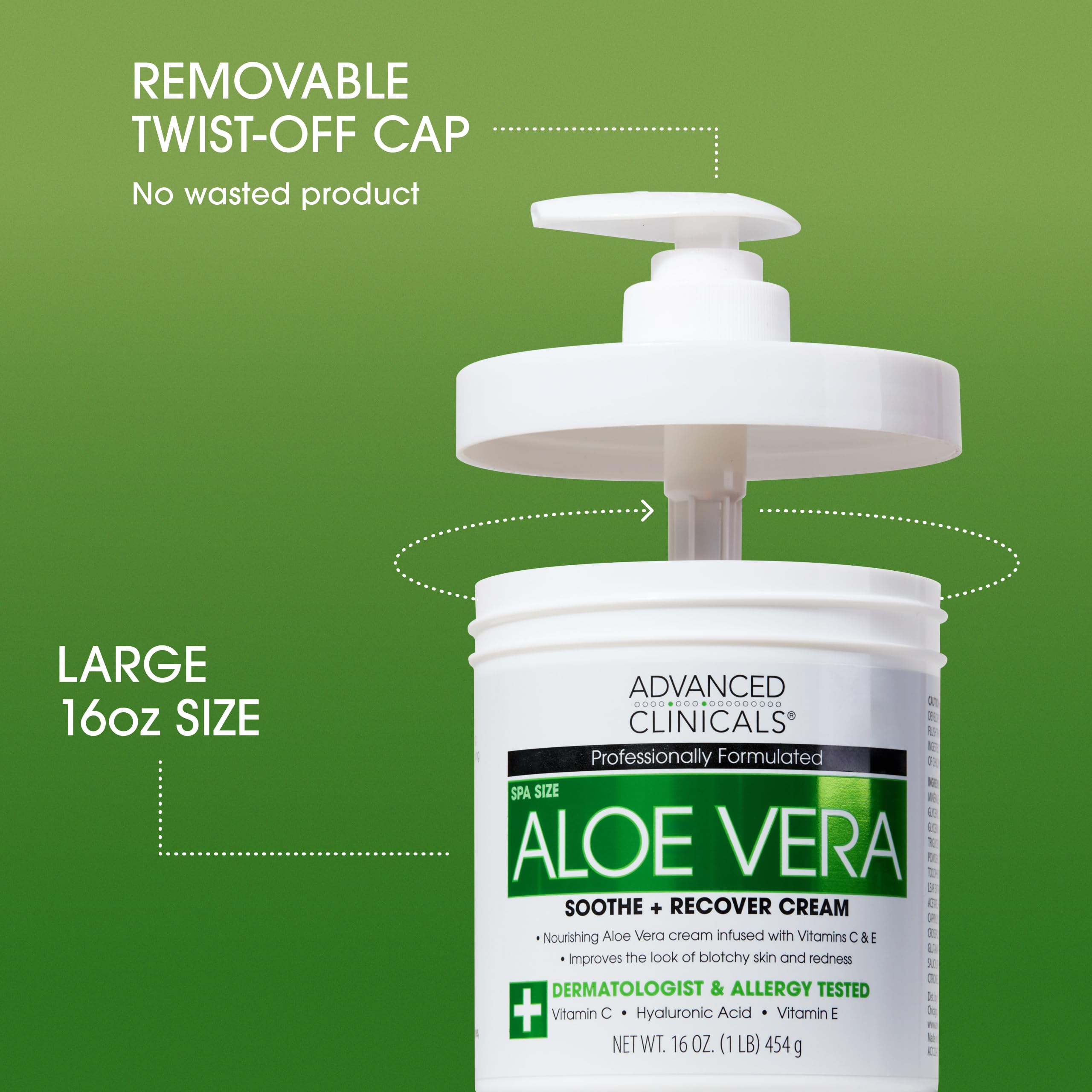 Foto 3 pulgar | Loción Corporal Advanced Clinicals Con Aloe Vera, 480 Ml, Sun Burn - Venta Internacional.