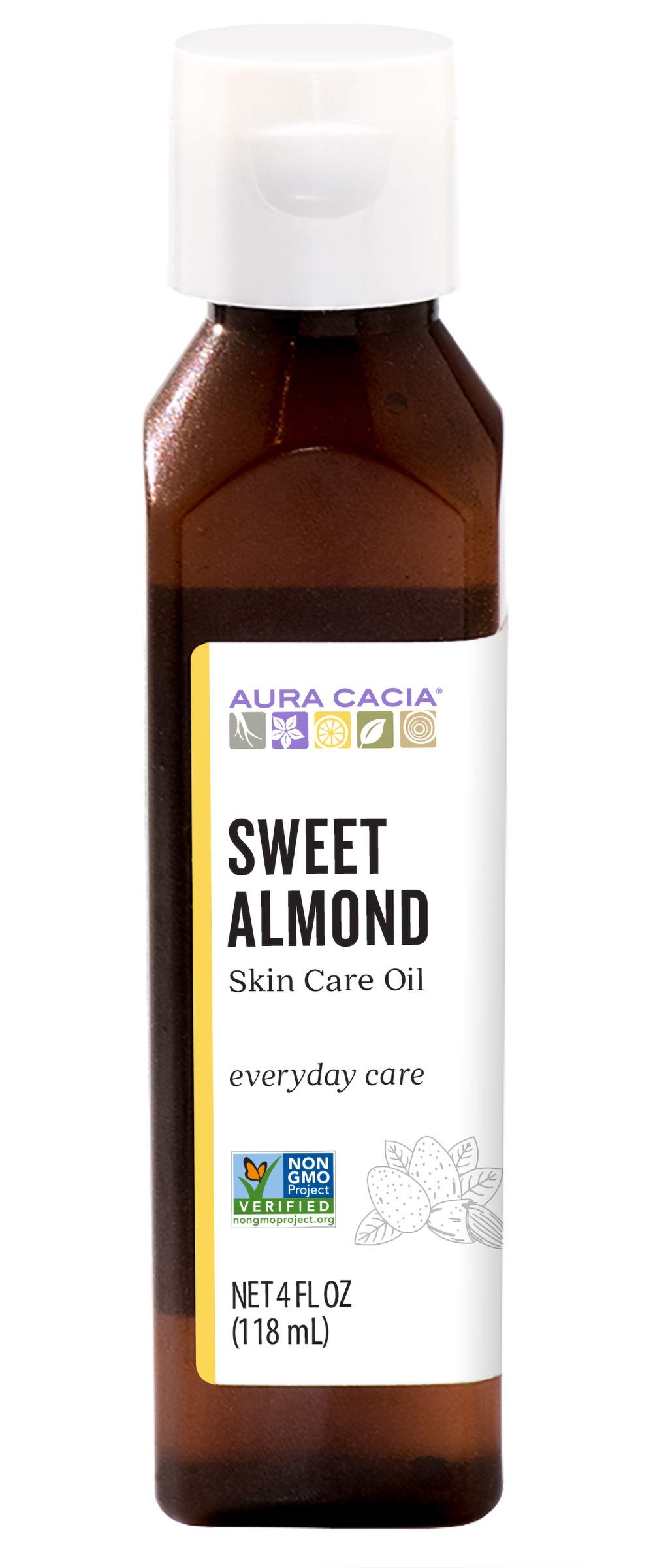 Foto 2 pulgar | Aceite Para El Cuidado De La Piel Aura Cacia Sweet Almond 120ml - Venta Internacional.