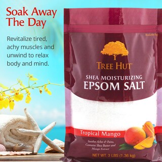 Foto 2 | Mango Tropical Hidratante De Karité Epsom Salt Tree Hut, 1,36 Kg - Venta Internacional.