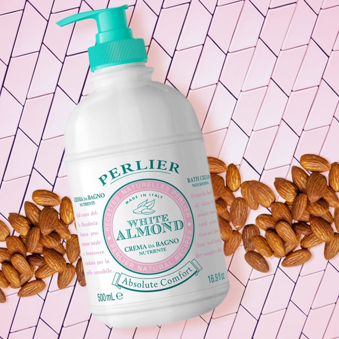 Foto 6 | Crema De Ducha Y Baño Perlier White Almond, 500 Ml, Nutritiva - Venta Internacional.