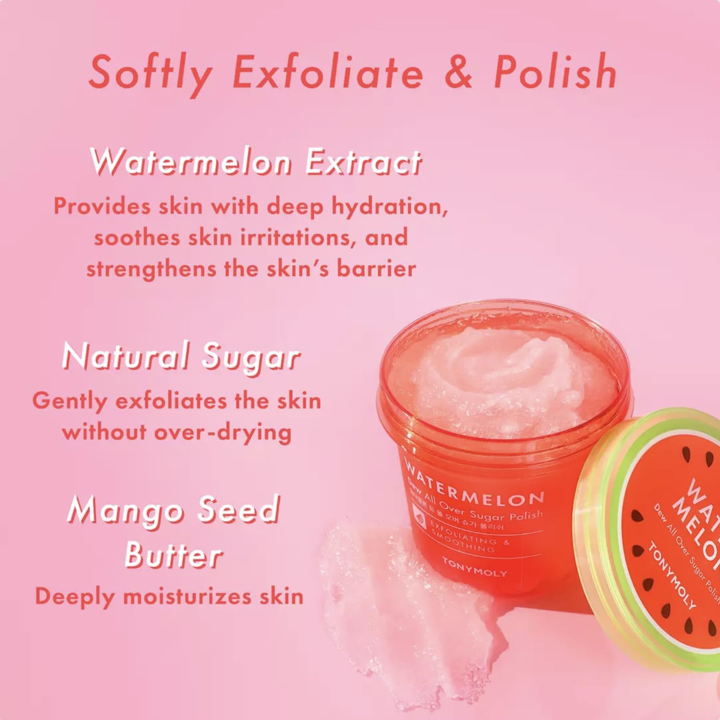 Foto 6 pulgar | Esmalte De Azúcar Tonymoly Watermelon Dew All Over 300 Ml - Venta Internacional.