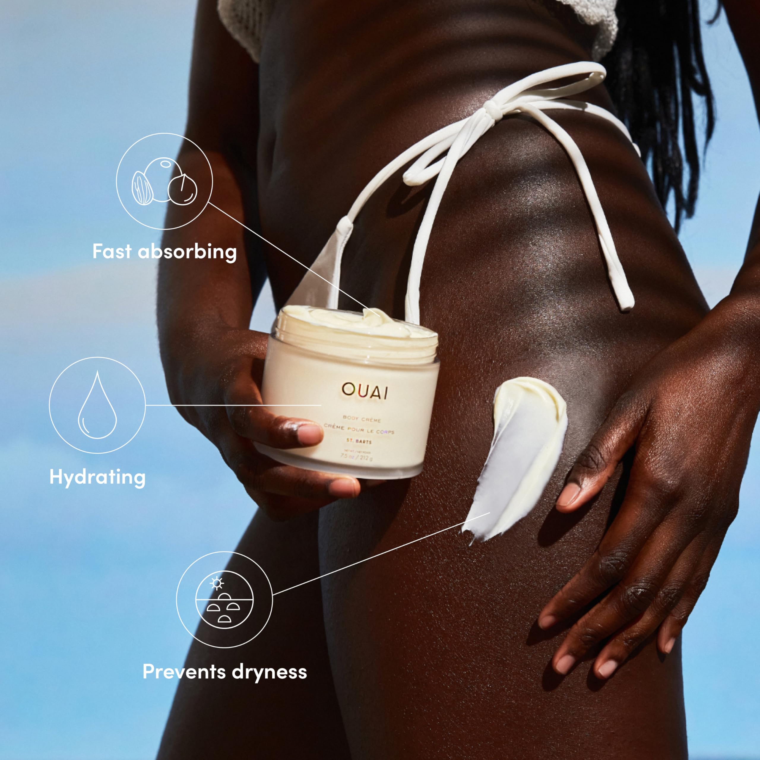 Foto 3 pulgar | Crema Corporal Ouai St. Barts Hydrating Con Mantequilla De Cupuaçu 220 Ml - Venta Internacional.