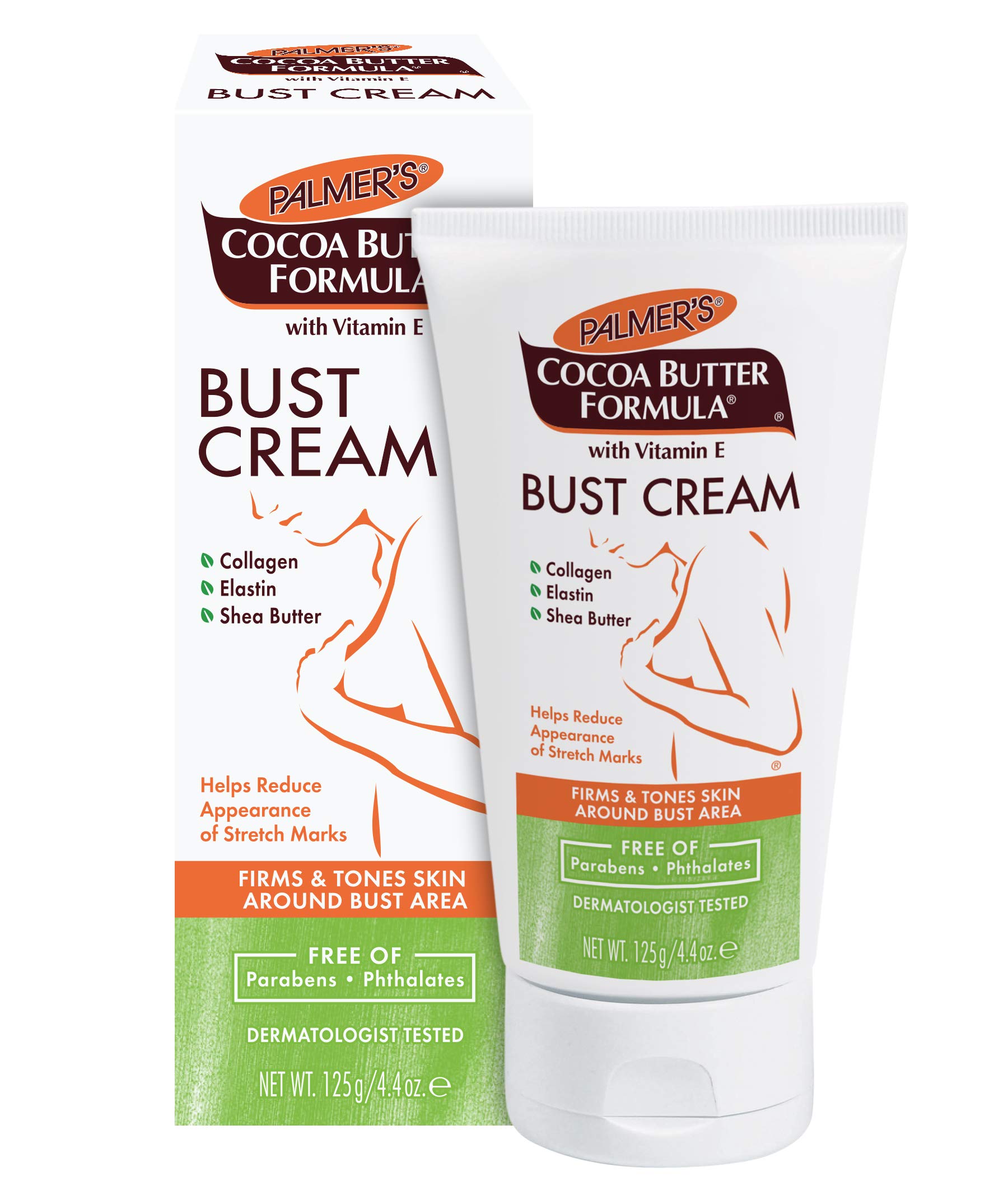 Foto 2 pulgar | Fórmula De Manteca De Cacao Bust Cream Palmer's Con Vitamina E, 130 Ml - Venta Internacional.