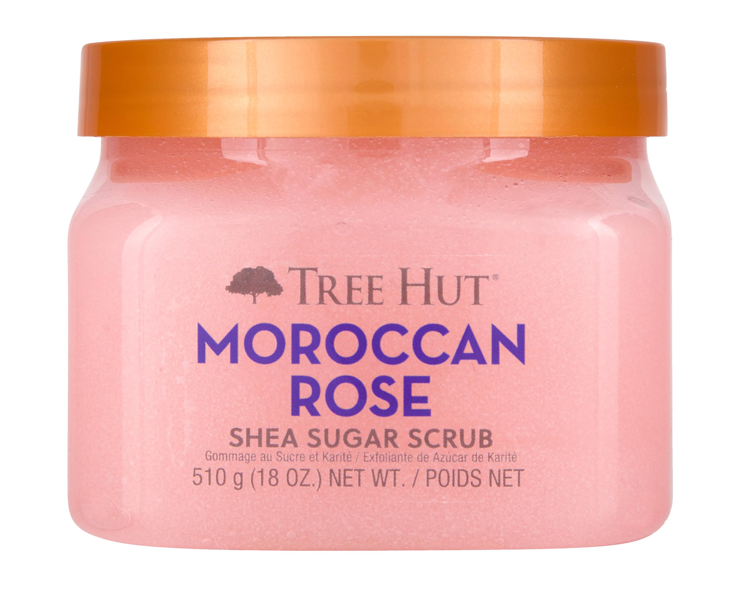Exfoliante Corporal Tree Hut Con Azúcar De Karité Y Rosa Marroquí 530 Ml - Venta Internacional.