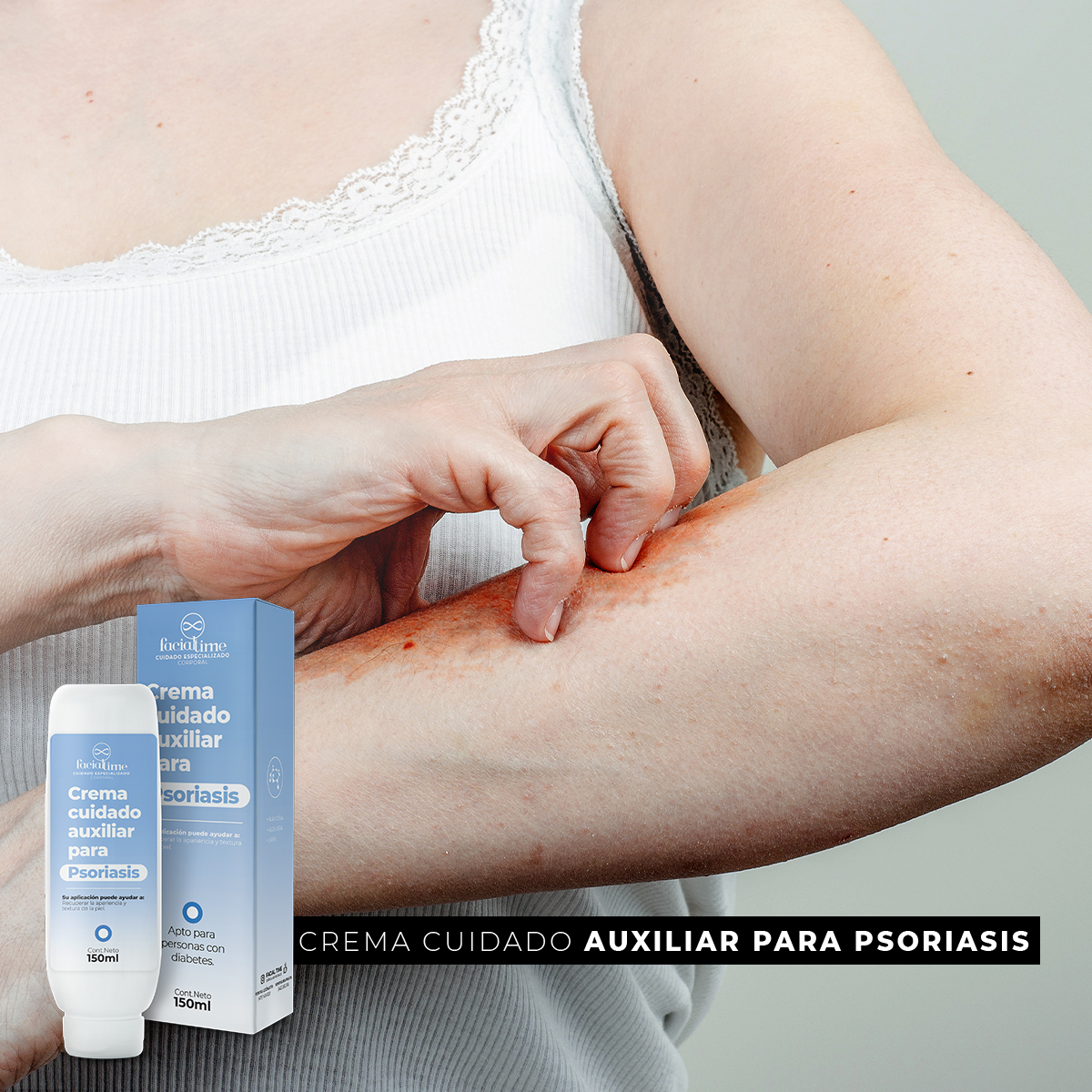 Foto 5 | Crema Hidratante Urea Aloe Vitamina A Psoriasis Facialtime