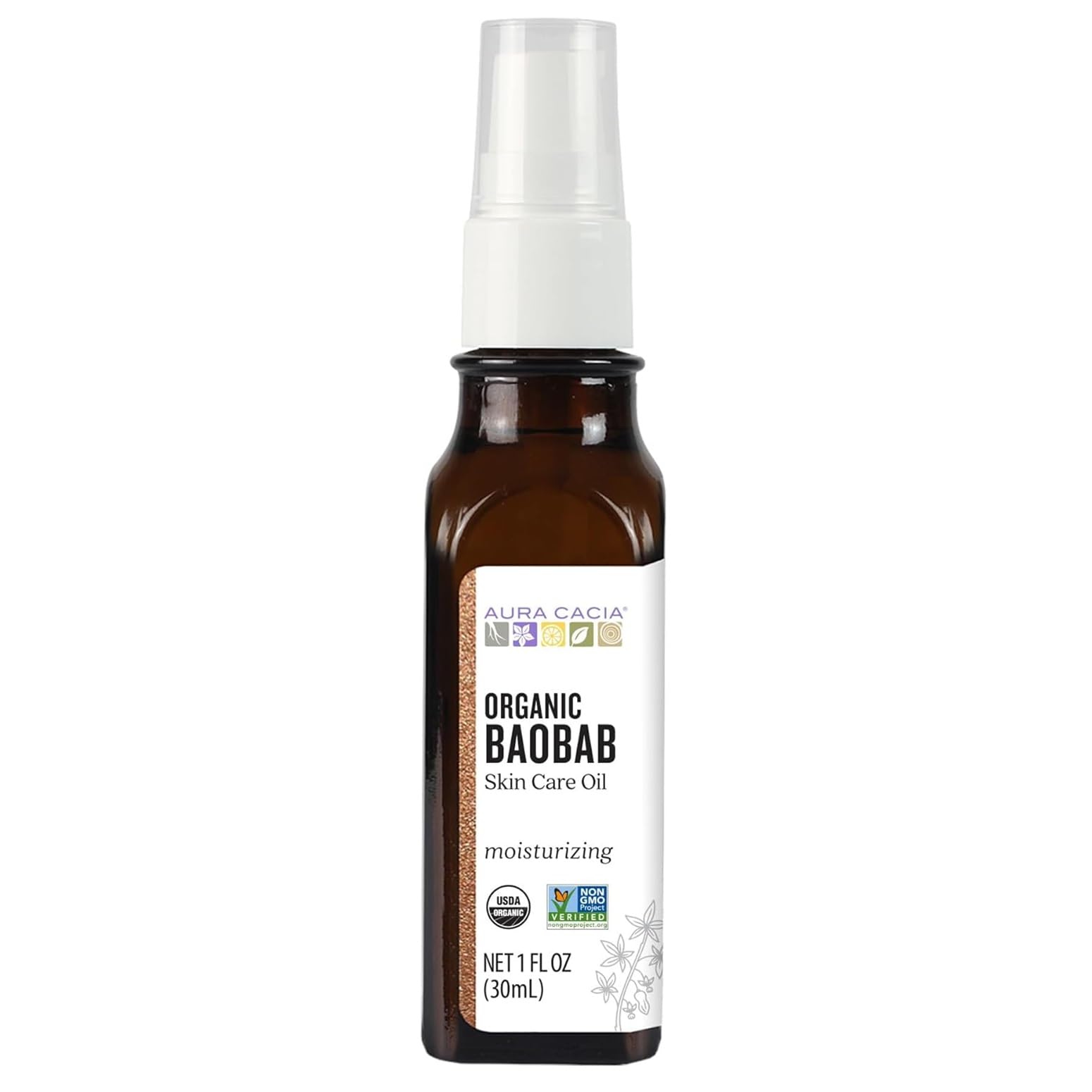 Foto 2 pulgar | Hidratante Para La Piel Aura Cacia Aceite De Baobab Orgánico 30 Ml - Venta Internacional.