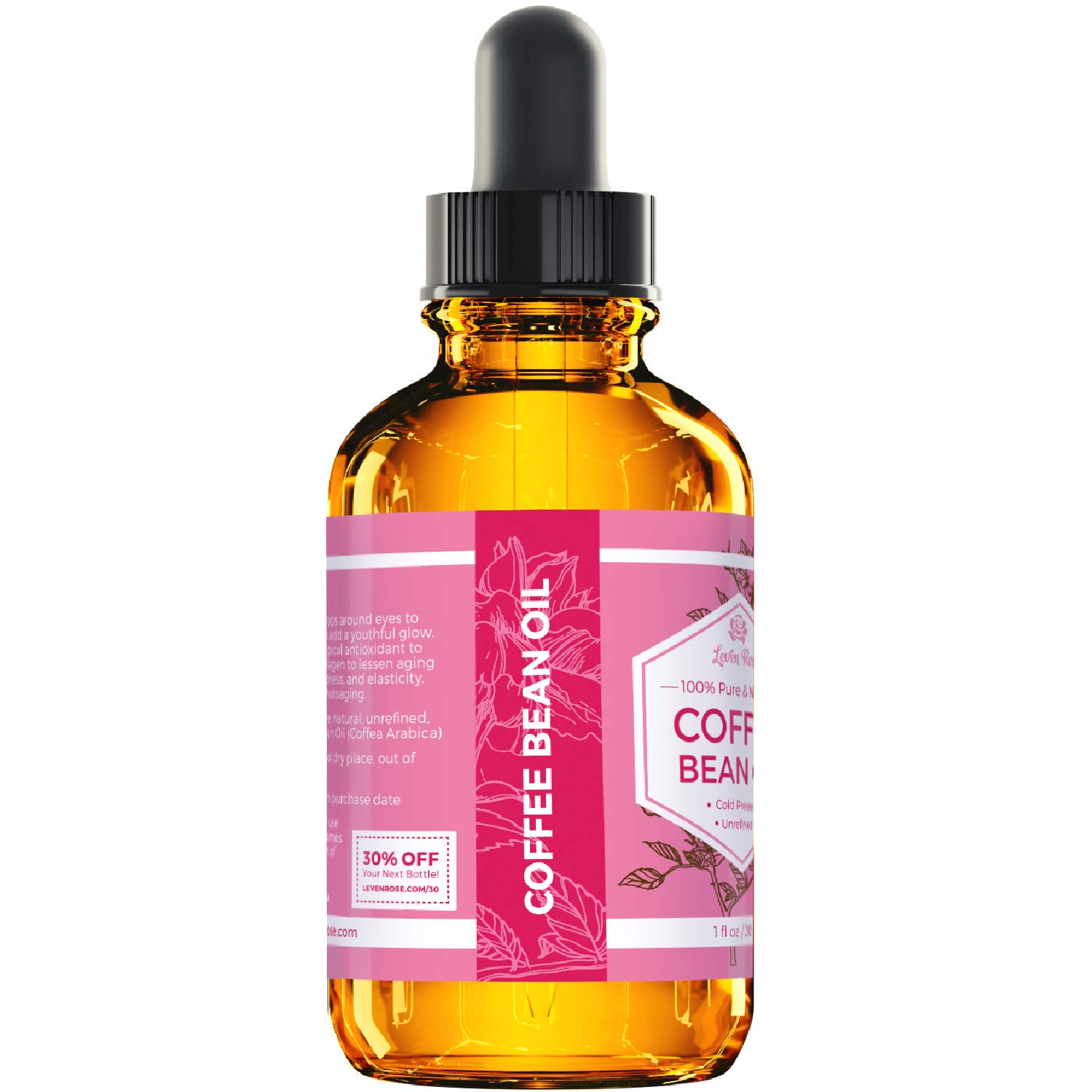 Foto 3 | Aceite De Grano De Café Leven Rose, 30 Ml, 100% Natural, Prensado En Frío - Venta Internacional.