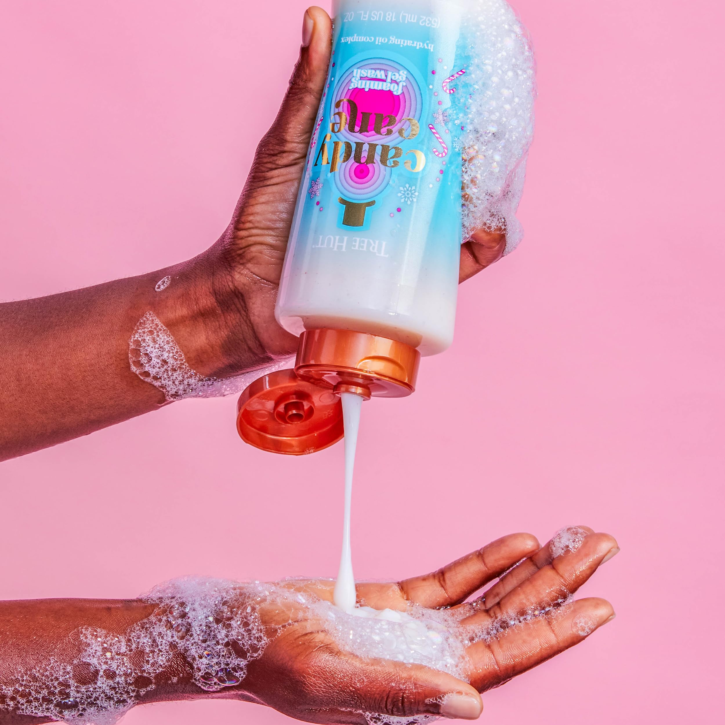 Foto 2 | Gel Limpiador Espumoso Tree Hut Candy Cane Nutritive 530 Ml - Venta Internacional.