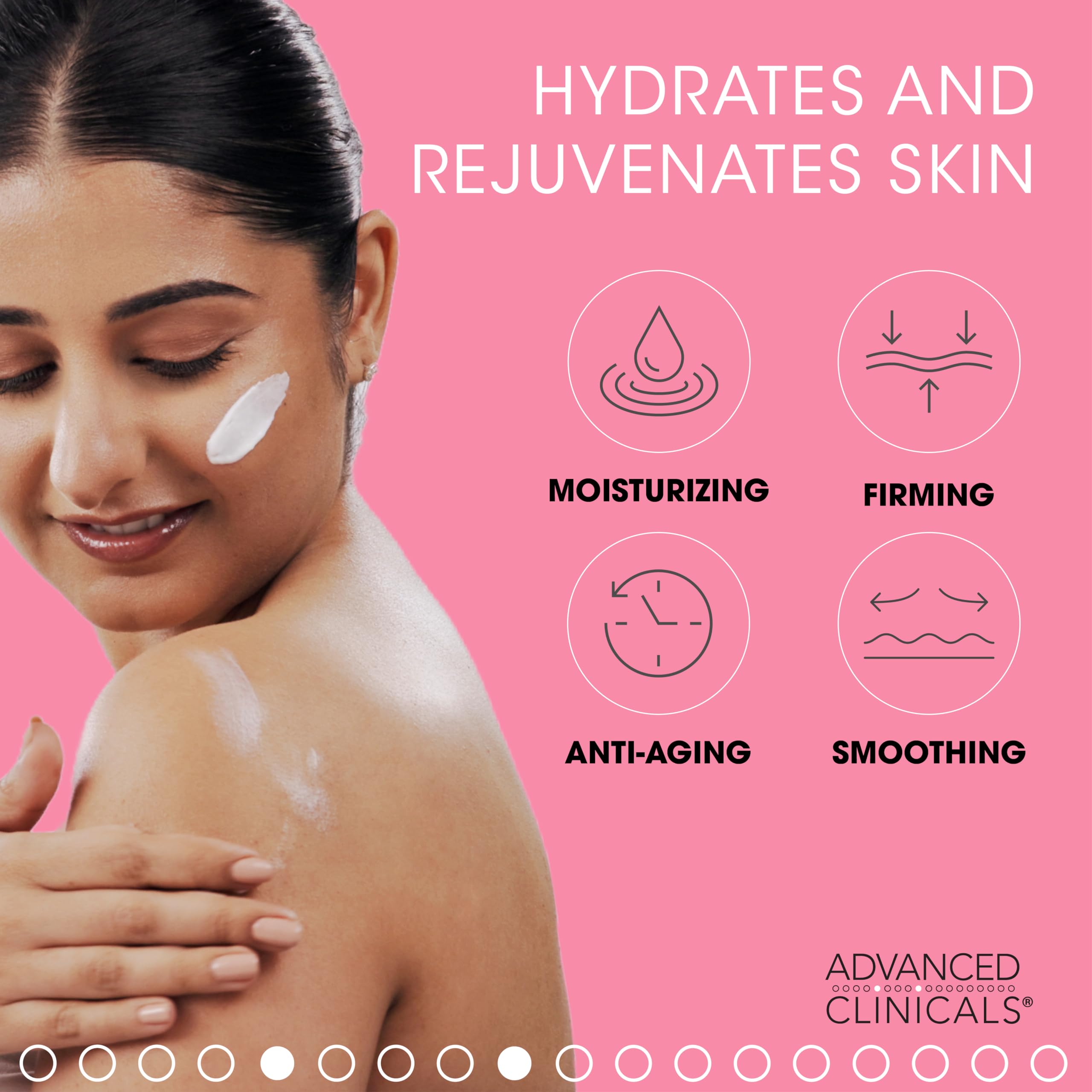 Foto 5 pulgar | Loción Corporal Hidratante Y Crema Facial Advanced Clinicals - Venta Internacional.