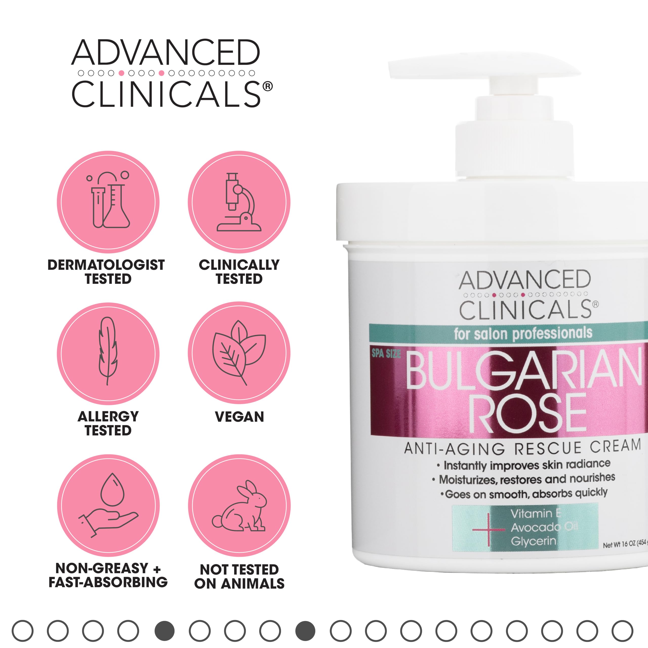 Foto 6 pulgar | Loción Corporal Hidratante Y Crema Facial Advanced Clinicals - Venta Internacional.