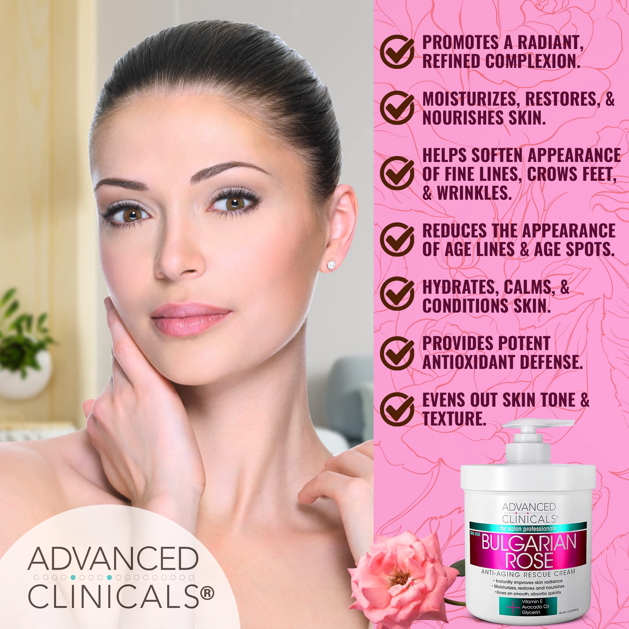 Foto 8 pulgar | Loción Corporal Hidratante Y Crema Facial Advanced Clinicals - Venta Internacional.