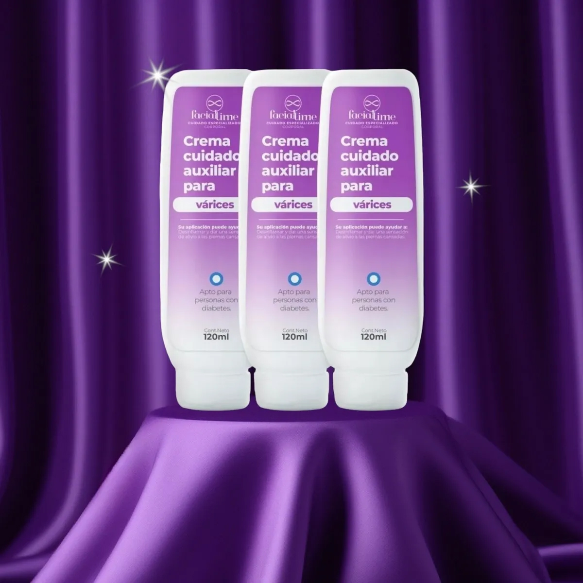 Foto 6 | Crema Várices Y Piernas Cansadas 3 Pack Facialtime