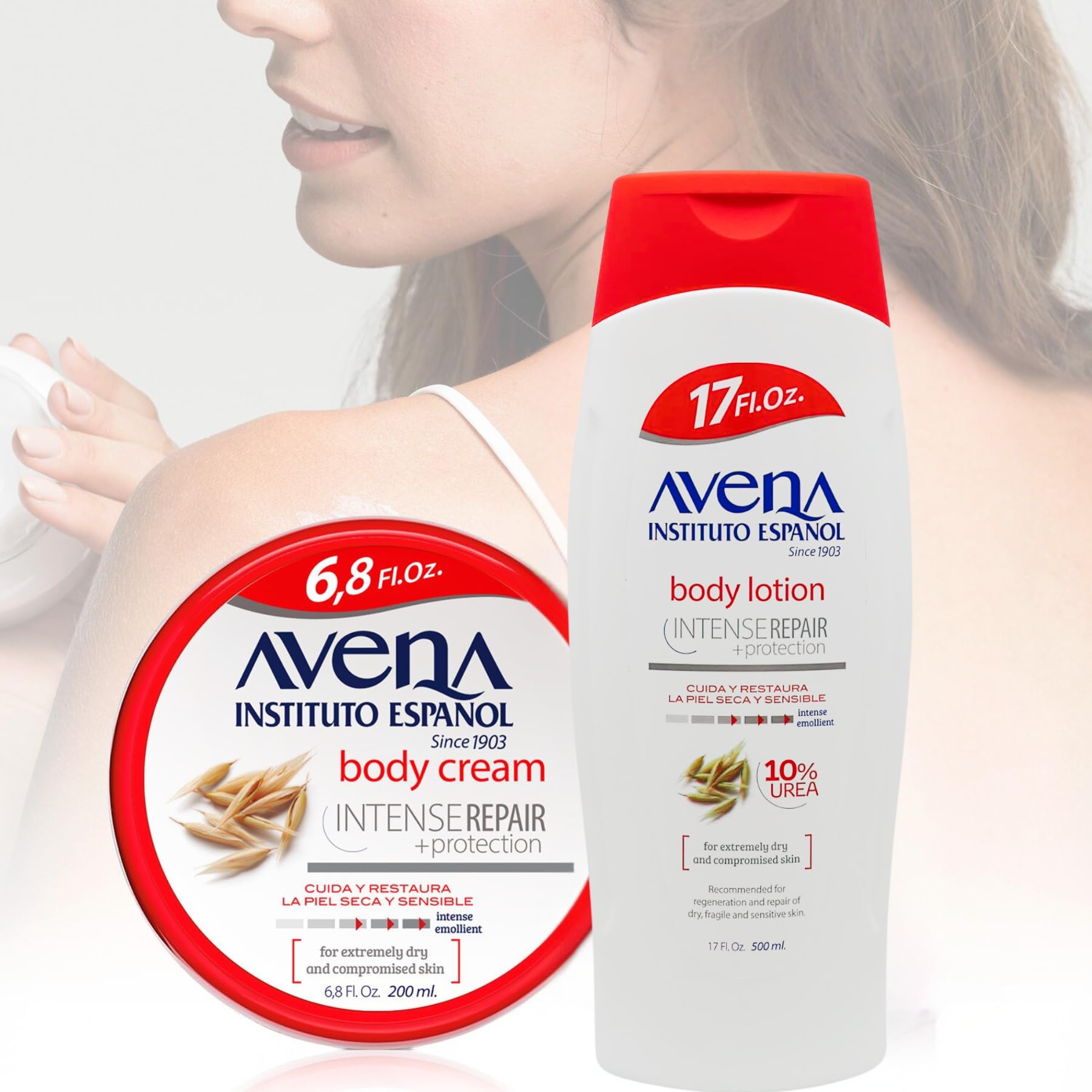 Foto 4 | Loción Corporal Avena Instituto Español Intense Repair 500 Ml X 2 - Venta Internacional.