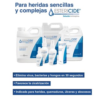 Foto 3 | Estericide Solución Antiséptica Con Atomizador De 120ml Para Infecciones, Quemaduras, Lesiones Y Pie Diabético