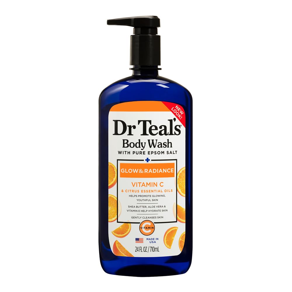 Foto 2 pulgar | Gel De Baño Dr. Teal's Pure Epsom Salt Glow Radiance 700 Ml - Venta Internacional.