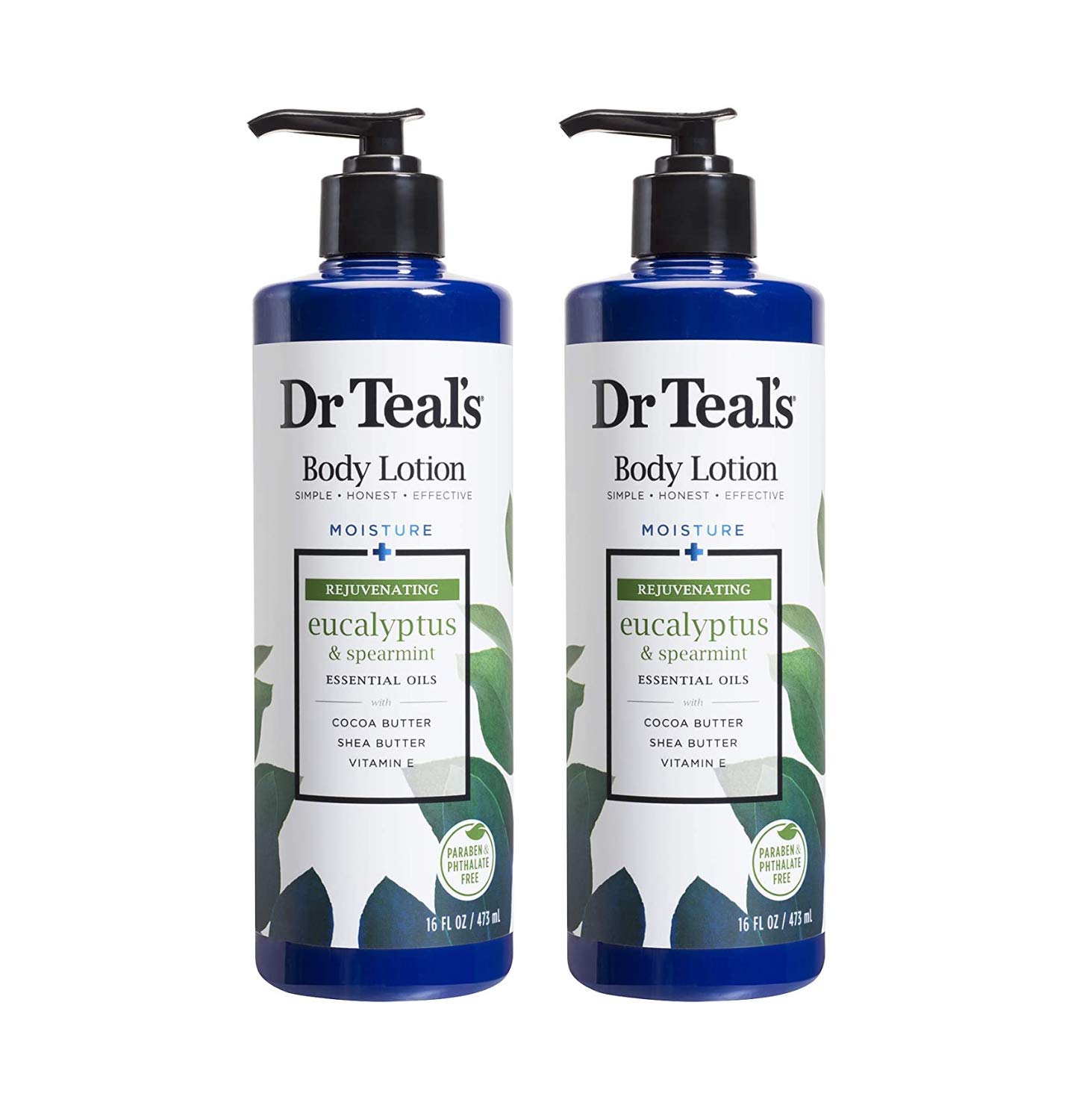 Loción Corporal Dr. Teal's Moisture Rejuvenating Eucalyptus 480mlx2 - Venta Internacional.