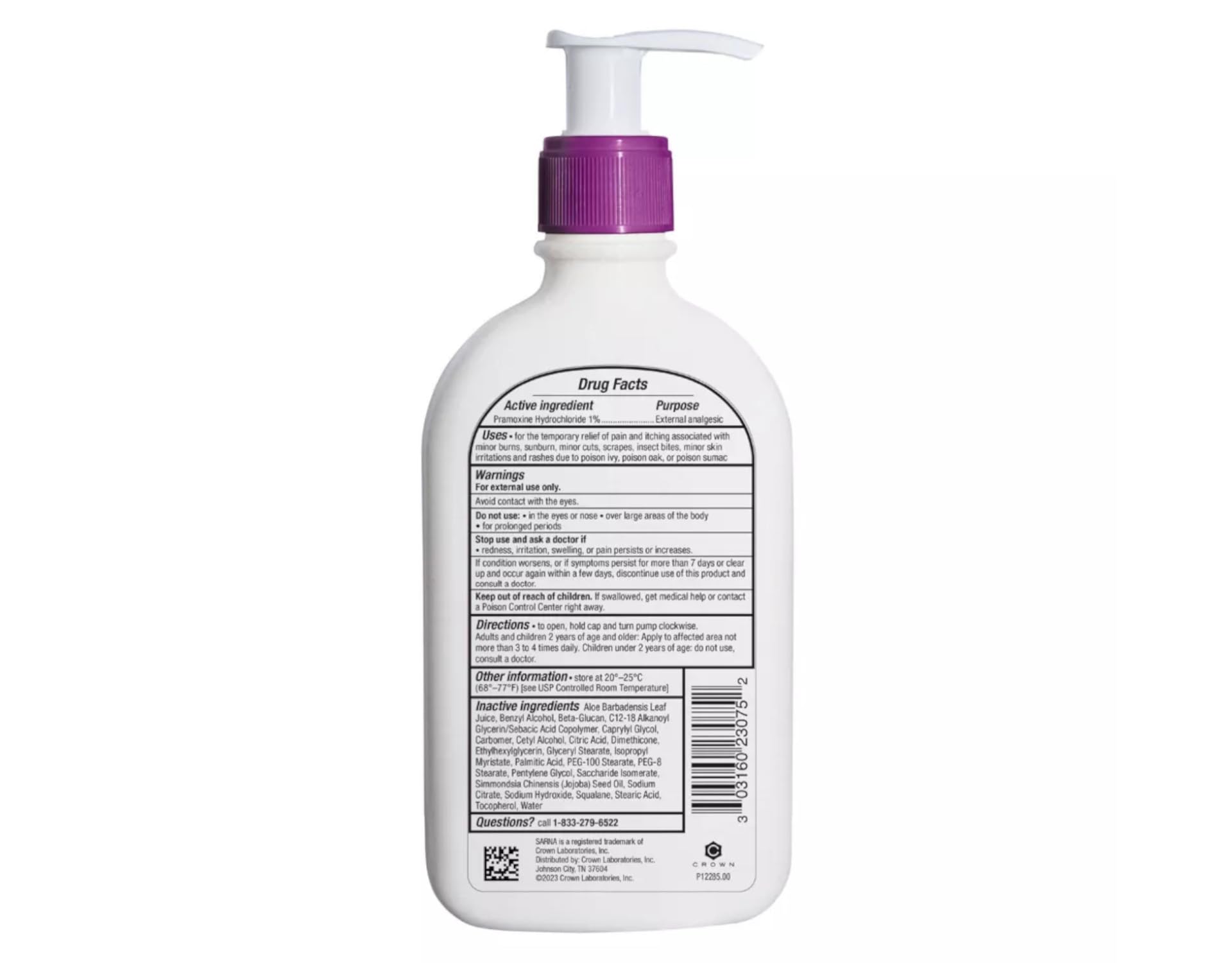 Foto 3 pulgar | Loción Sarna Sensitive Itch Relief, Sin Fragancia, 225 Ml - Venta Internacional.
