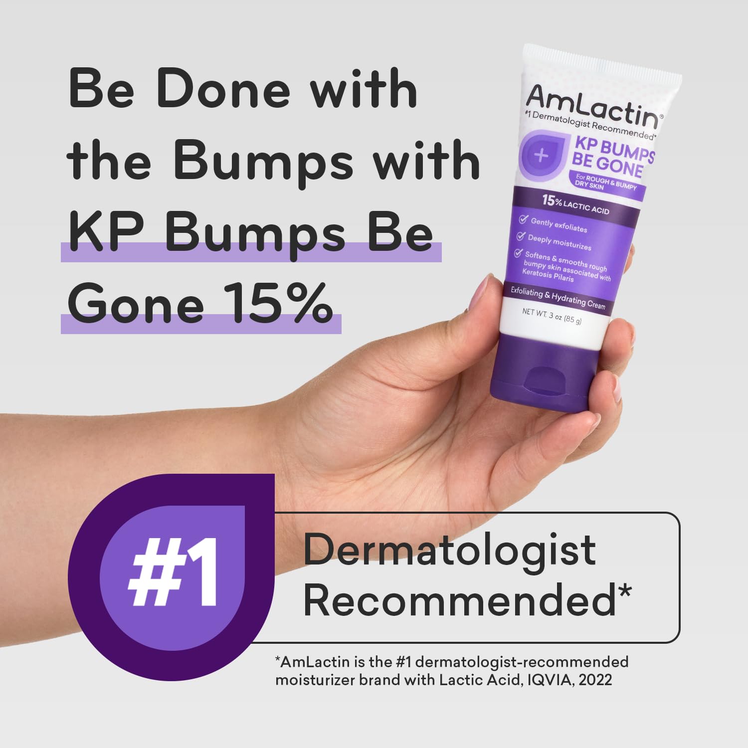 Foto 3 pulgar | Crema Hidratante Amlactin Kp Bumps Be Gone 90 Ml 15% De Ácido Láctico - Venta Internacional.