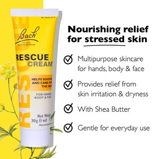 Foto 2 | Crema Para El Cuidado De La Piel Rescue Bach Rescue, Paquete De 3, 30 G - Venta Internacional.