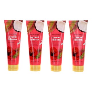 Foto 1 | Crema Corporal Hidratante Bodycology Coconut Hibiscus 240ml X4 - Venta Internacional.