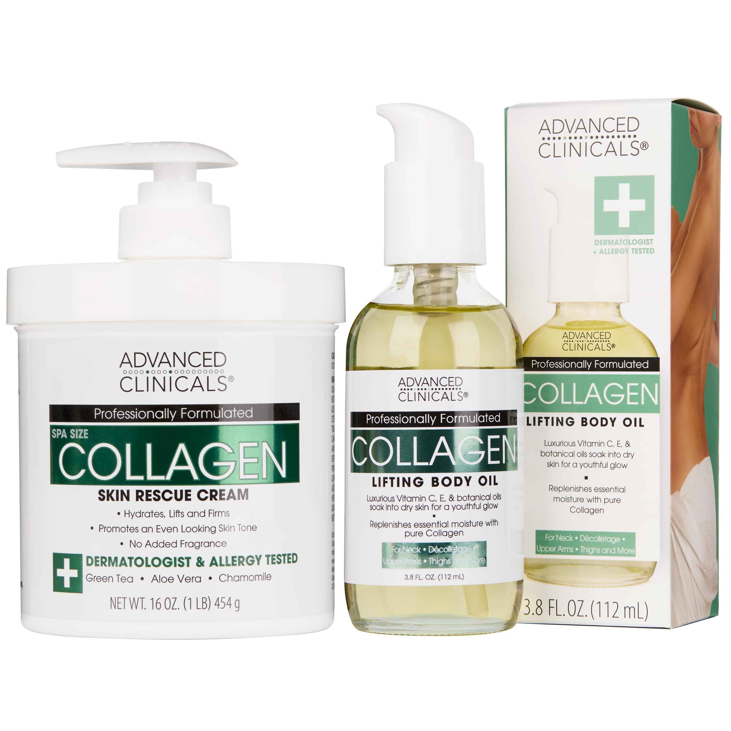 Foto 2 pulgar | Crema Iluminadora Con Vitamina C De Advanced Clinicals Set - Venta Internacional.
