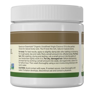 Foto 3 | Aceite De Coco Spectrum Essentials Virgin Organic 450 Ml (paquete De 2) - Venta Internacional.