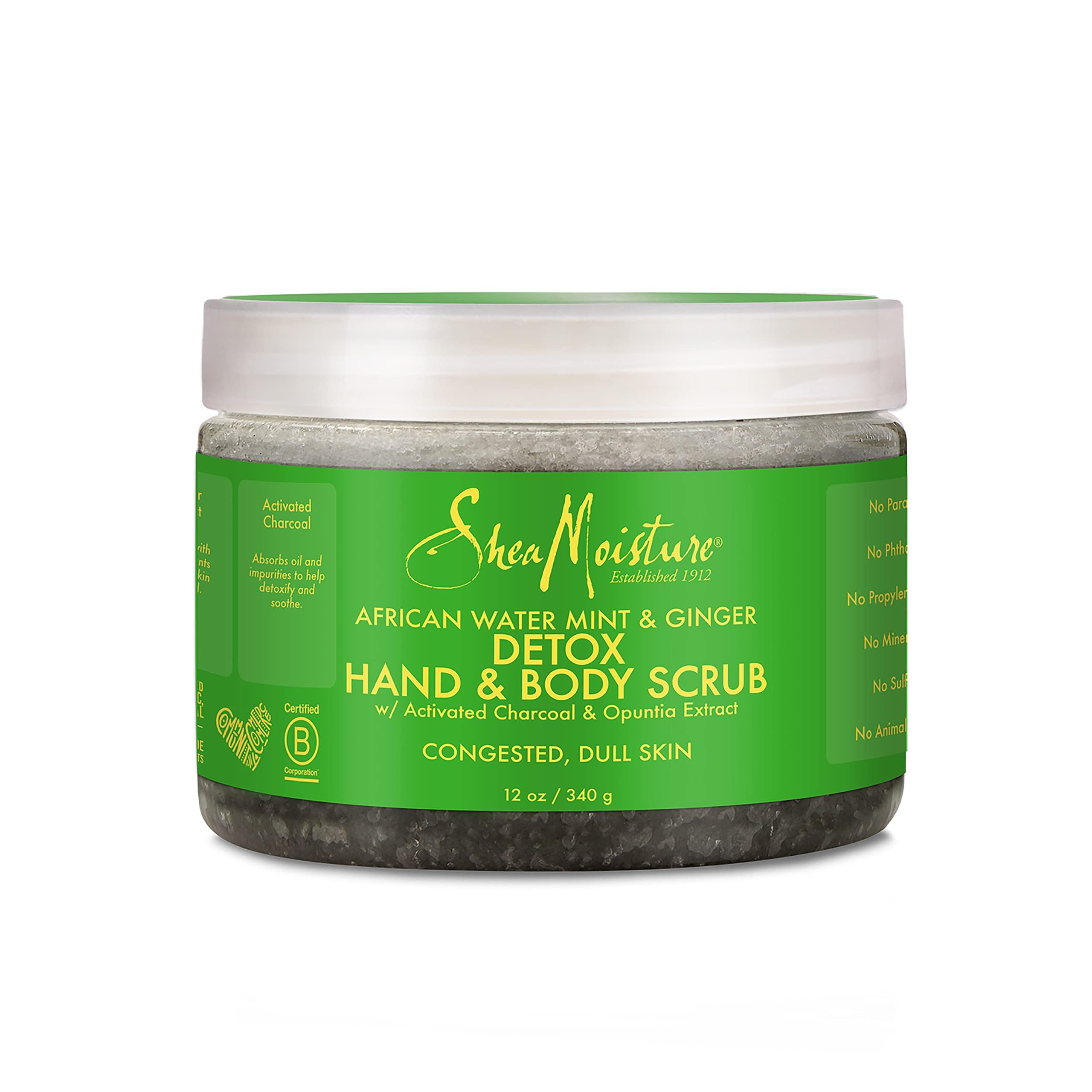 Foto 1 | Exfoliante Para Manos Y Cuerpo Sheamoisture African Wild Water Mint 355 Ml - Venta Internacional.