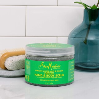 Foto 4 | Exfoliante Para Manos Y Cuerpo Sheamoisture African Wild Water Mint 355 Ml - Venta Internacional.