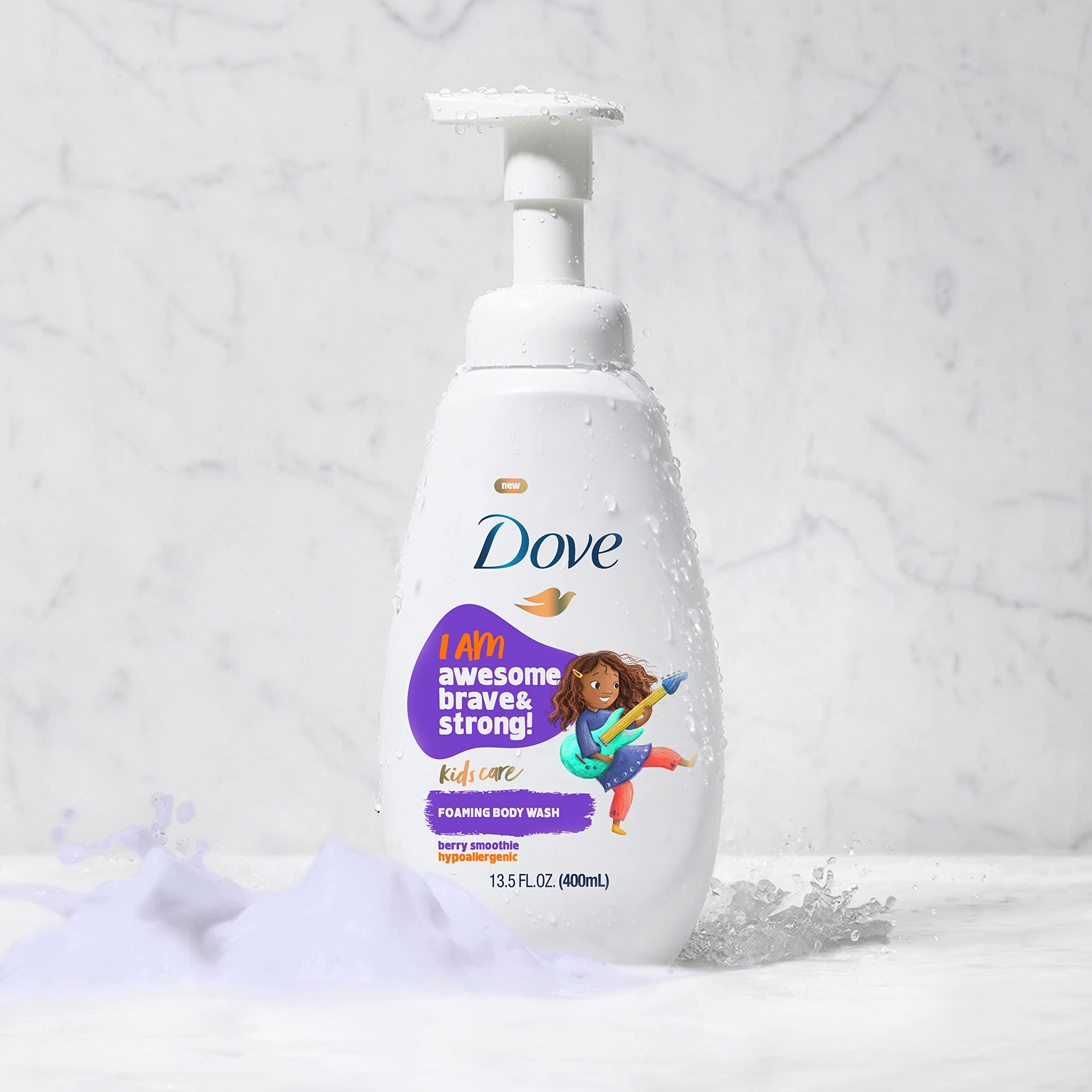 Foto 3 pulgar | Gel De Baño Espumoso Dove Kids Care Berry Smoothie 400 Ml - Venta Internacional.
