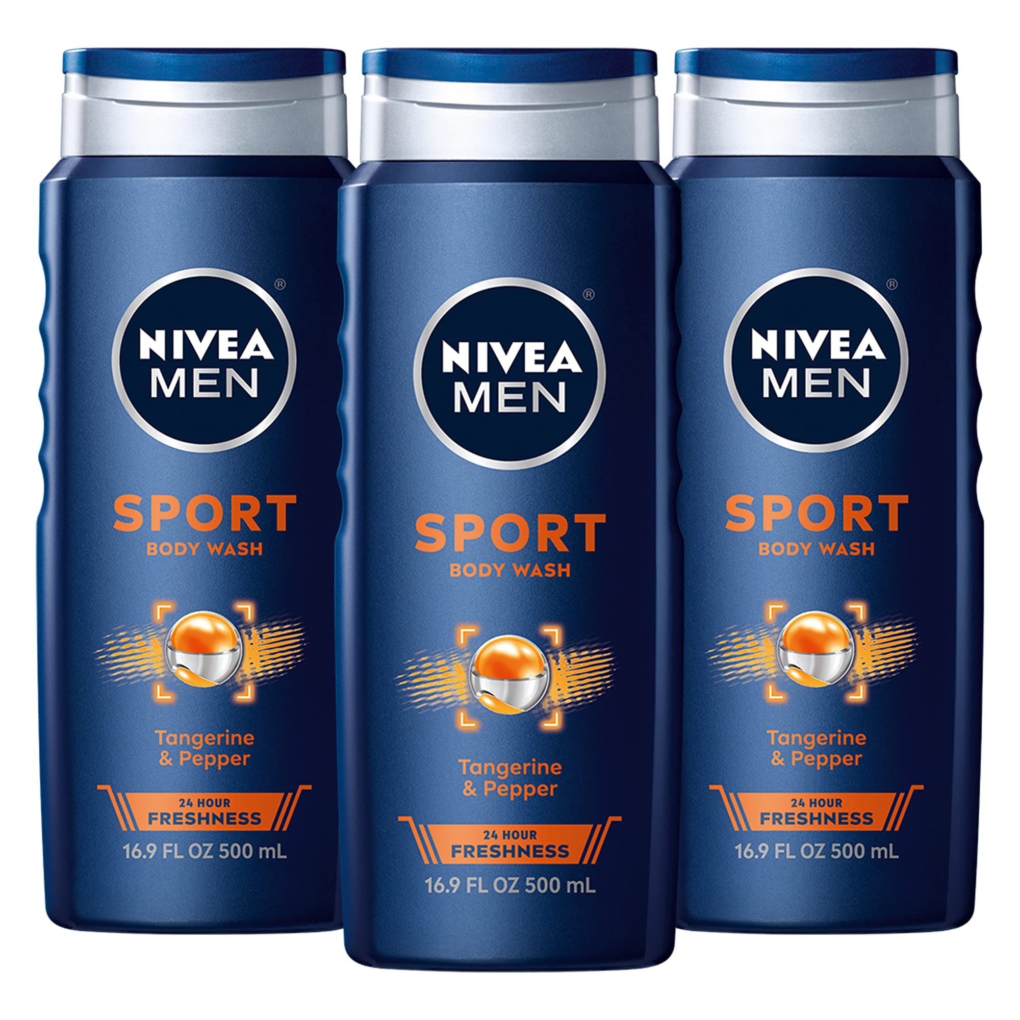 Foto 1 | Gel De Baño Nivea Men Sport Con Minerales Revitalizantes, 500 Ml, Paquete De 3 - Venta Internacional.