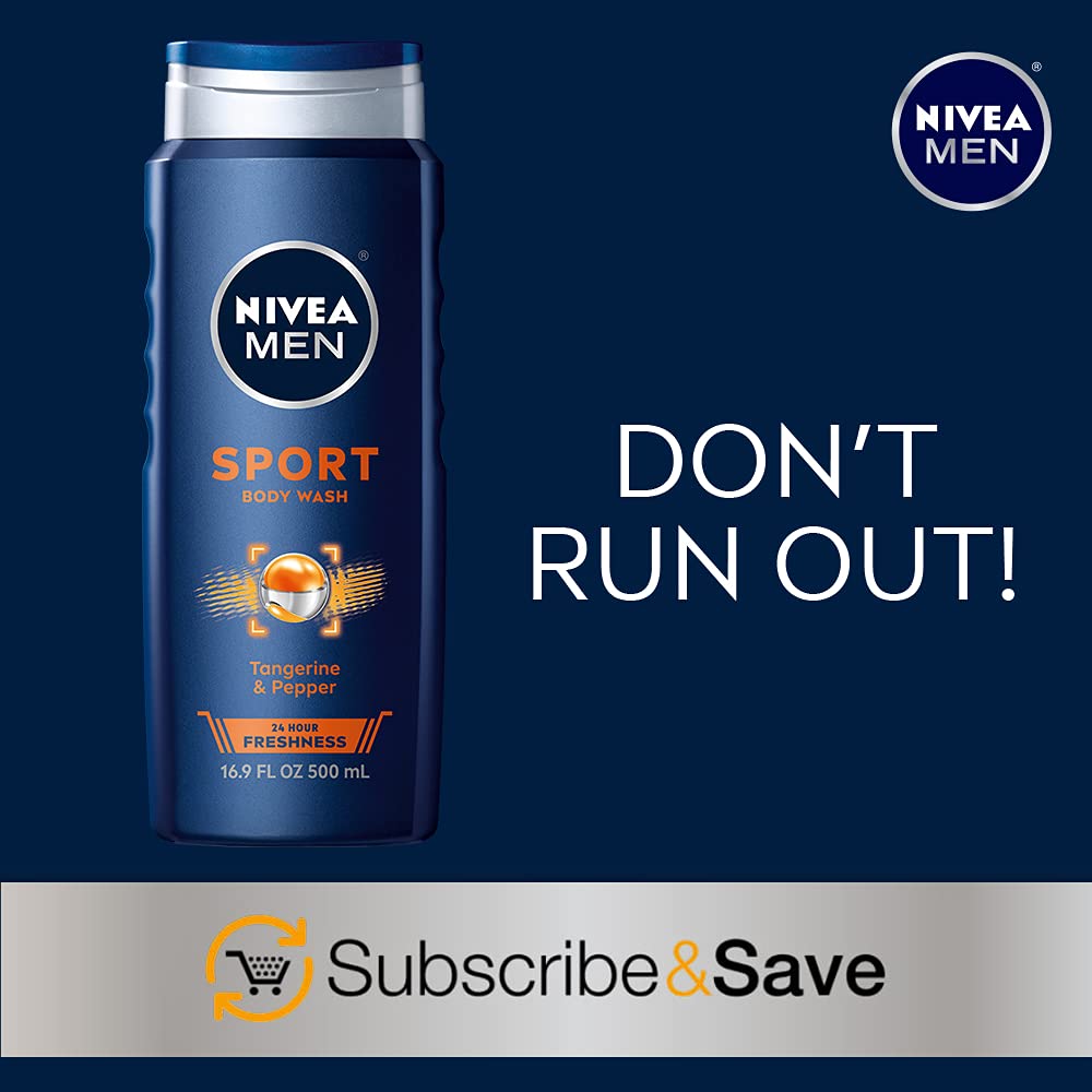 Foto 6 | Gel De Baño Nivea Men Sport Con Minerales Revitalizantes, 500 Ml, Paquete De 3 - Venta Internacional.