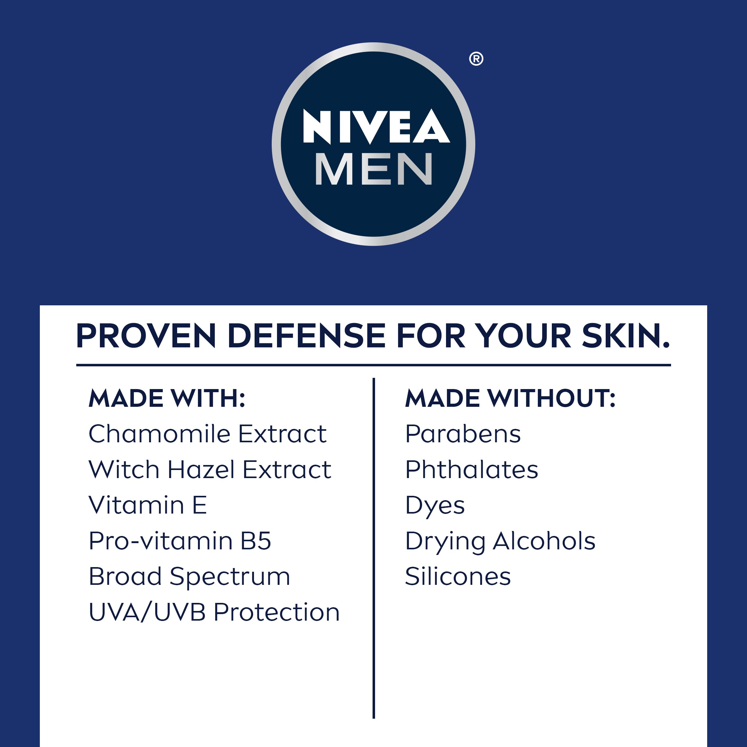 Foto 6 | Loción Facial Nivea Men Sensitive Con Protector Solar Spf 15, 75 Ml, Paquete De 3 - Venta Internacional.