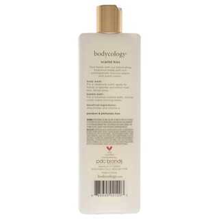Foto 2 | Gel De Baño Bodycology Scarlet Kiss Hidratante Para Mujer, 473 Ml - Venta Internacional.