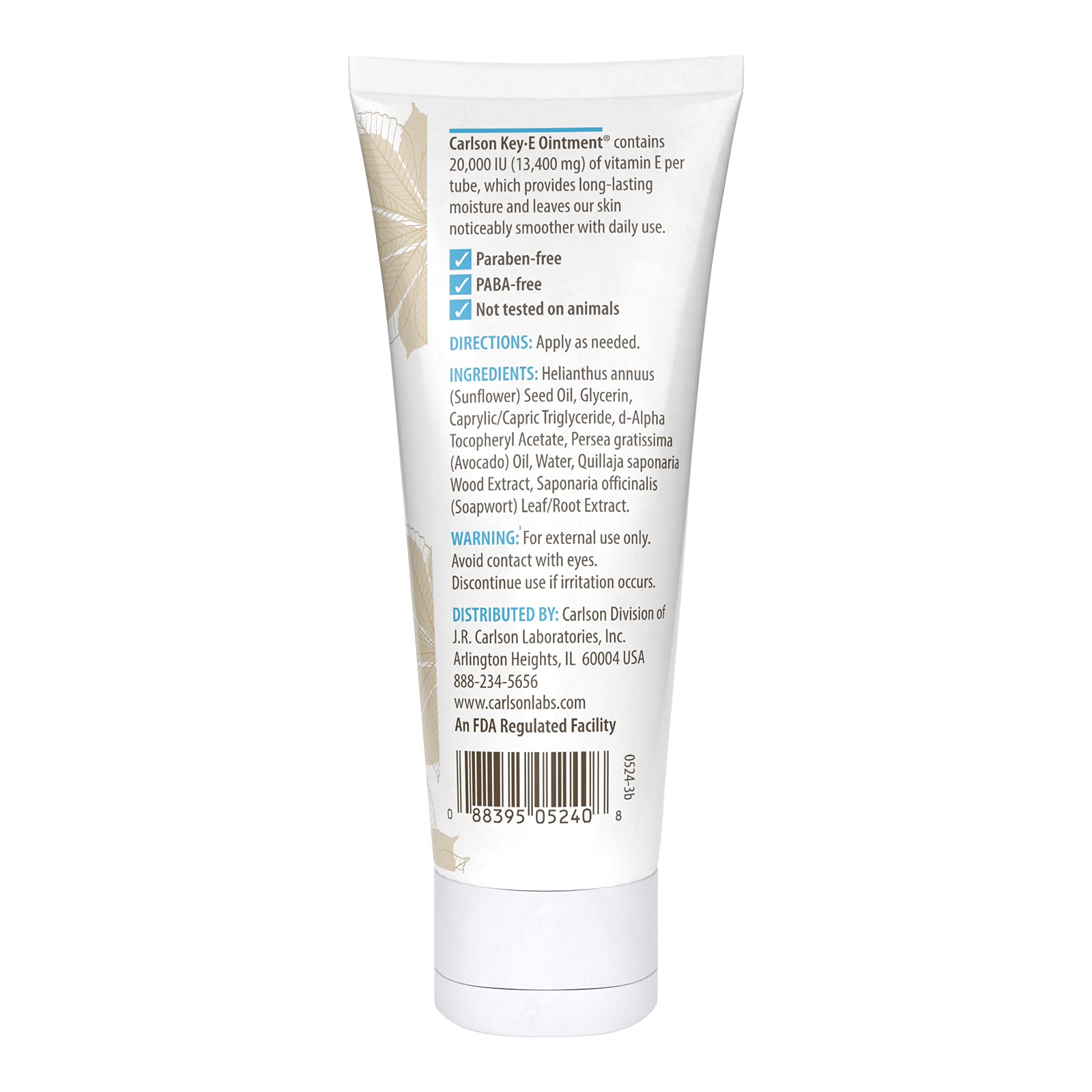 Foto 3 pulgar | Pomada Para Manos Y Cuerpo Carlson Key-e Para Piel Seca 120 Ml - Venta Internacional.