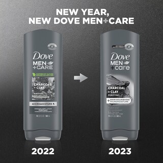 Foto 2 | Gel De Baño Dove Men + Care Elements Charcoal + Clay 530 Ml, Paquete De 4 - Venta Internacional.