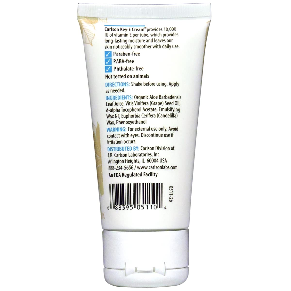 Foto 3 pulgar | Crema Para Manos Y Cuerpo Carlson Key-e Con Vitamina E Y Aloe Orgánico 60 Ml - Venta Internacional.