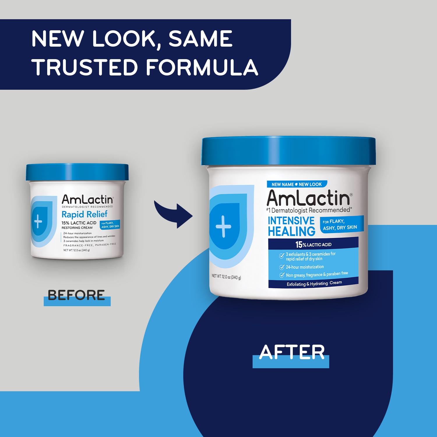 Foto 3 pulgar | Crema Corporal Amlactin Intensive Healing 355 Ml- Venta Internacional