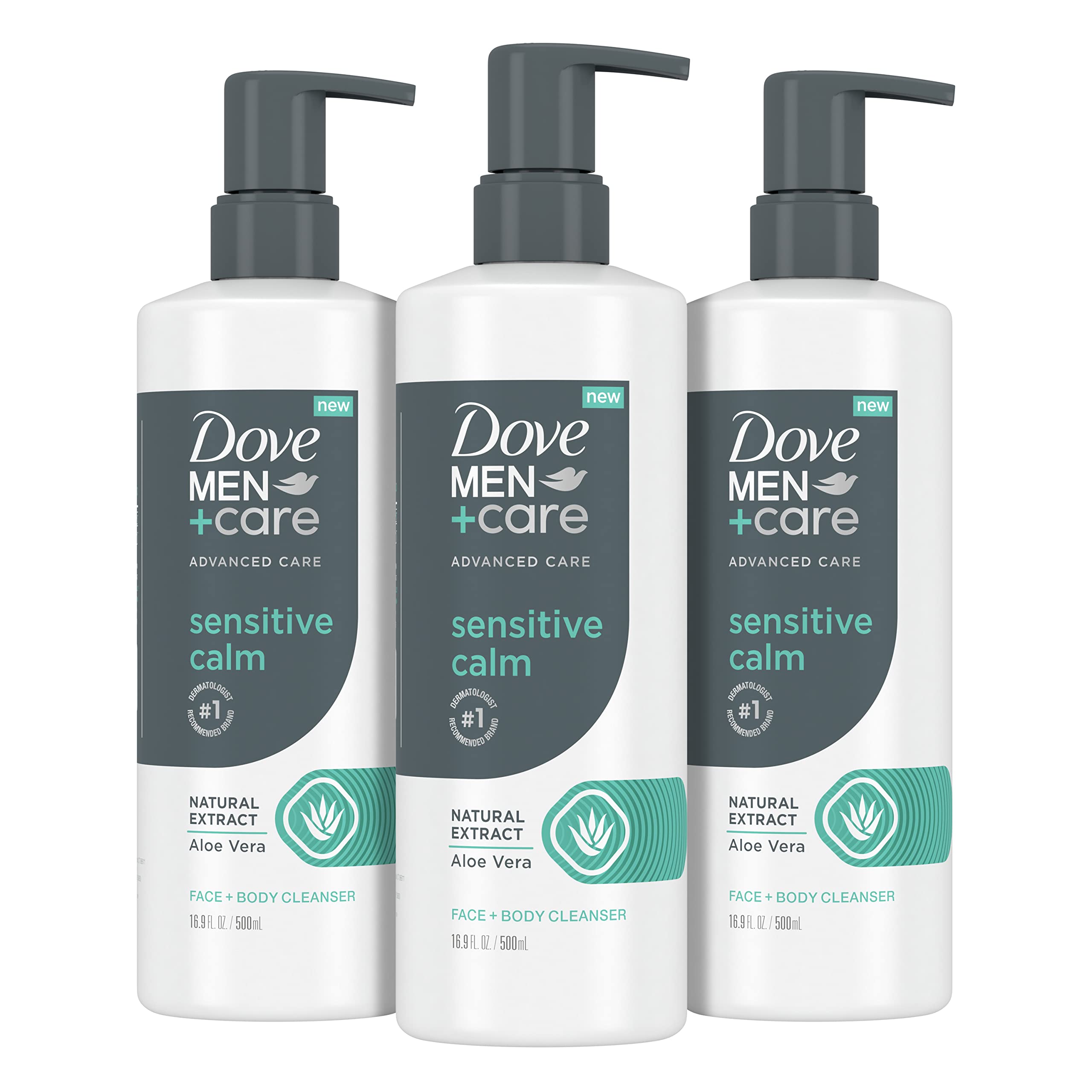 Foto 2 pulgar | Gel De Baño Dove Men + Care Advanced Care Sensitive Calm 500 Ml - Venta Internacional.