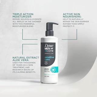 Foto 4 | Gel De Baño Dove Men + Care Advanced Care Sensitive Calm 500 Ml - Venta Internacional.